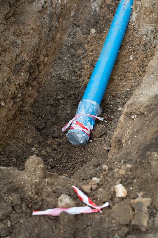 Water Line Digging